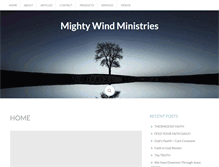 Tablet Screenshot of mightywindministries.org